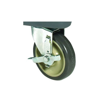 Winco Food Transporter Caster Wheels With Brakes For IFT-1 IFT-C5B -