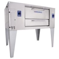 bakers pride d-125 gas deck oven single