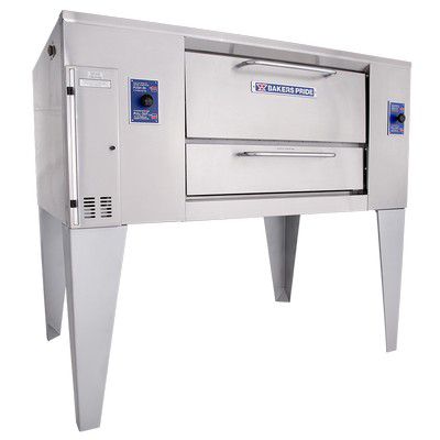bakers pride d-125 gas deck oven single