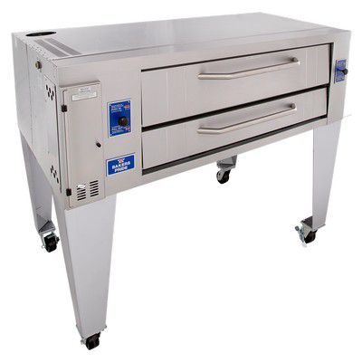 bakers pride y-600 gas deck oven single