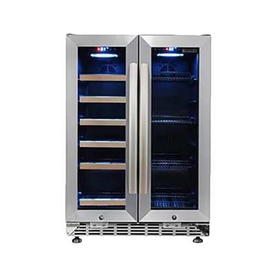 eurodib usf36b wine merchandiser glass door