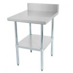 DSST-2448-BK Thorinox Stainless Steel Work Table With Backsplash DSST-2448-BK - 48"