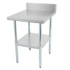 DSST-3024-BK Thorinox Stainless Steel Work Table With Backsplash DSST-3024-BK - 24"