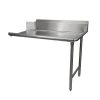 TCDT-3048-R Thorinox Right Clean Dish Table TCDT-3048-R - 48"