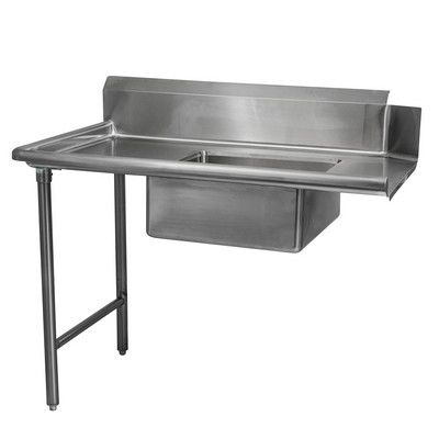 TSDT-3048-L Thorinox Left Soiled Dish Table TSDT-3048L - 48"