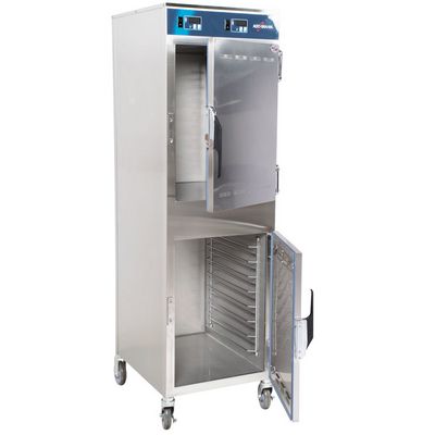 alto-shaam 1000-up hot holding cabinet door opened