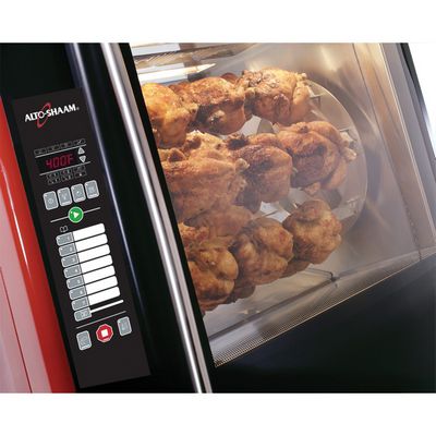 alto-shaam ar-7e electric rotisserie oven angled