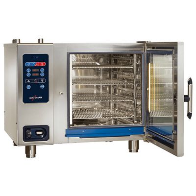 alto-shaam ctc7-20g commercial gas combi oven door open