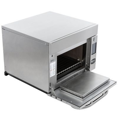 amana axp22t express combination high-speed cooking oven door open
