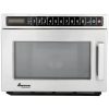 amana hdc182 heavy duty commercial microwave oven front view