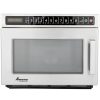 amana hdc212 heavy duty commercial microwave oven front view
