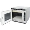 amana rc22s2 heavy duty commercial microwave oven door open