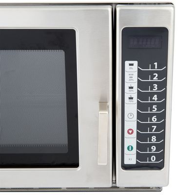 amana rfs18ts moderate duty commercial microwave oven control buttons