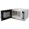 amana rfs18ts moderate duty commercial microwave oven door open