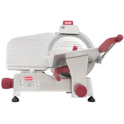 berkel 825e-plus manual meat slicer front view