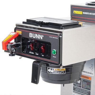 bunn cwtf15-2 automatic decanter coffee brewer control buttons