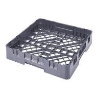 Cambro Camrack Soft Gray Polypropylene Base Rack BR258151 - 1 compartment