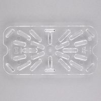 Cambro Clear Plastic Drain Shelf 40CWD135 - 1/4size