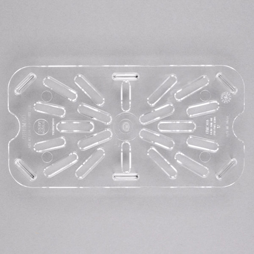 Cambro Clear Plastic Drain Shelf 40CWD135 - 1/4size