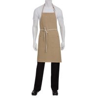 Chefworks ABCD056-NAT-0 Austin Bib Apron - Natural