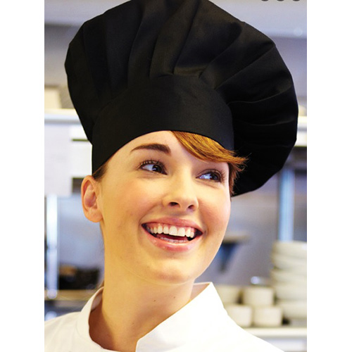 Chefworks BHAT Black Chef Hat - Black