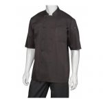 Chefworks S100-BLK-S Chef Shirt - Black