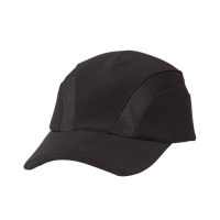 Chefworks BCVI-BLK-0 Cool Vent™ Sides Baseball Cap - Black