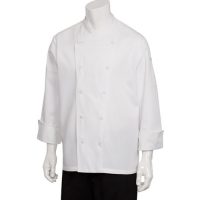 Chefworks COCC-WHT-S St. Maarten Chef Coat - White