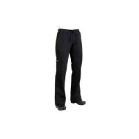 Chefworks CPWO-BLK-S Womens Cargo Pants - Black