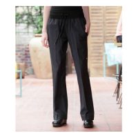 Chefworks PW004-BLK-L Womens Comfi Pants - Black