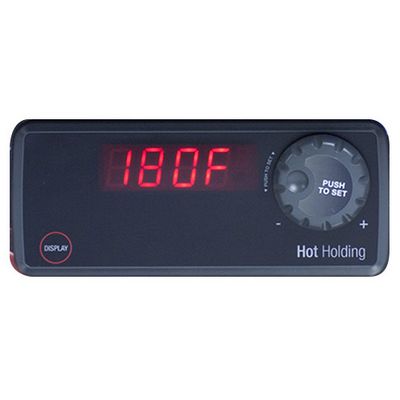 cres cor h-137-sua-12d full size hot cabinet stainless steel control panel