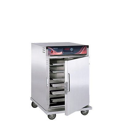 cres cor h-137-sua-6d half size hot cabinet stainless steel door opened