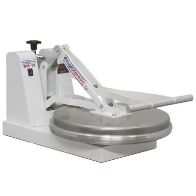 doughxpress dm-18 commercial manual pizza press closed