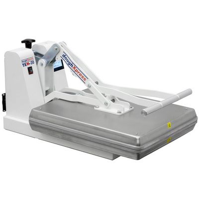 doughxpress txm-20 commercial manual pizza press closed