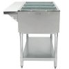 eagle dht3-120 electric hot food table side view