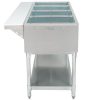 eagle dht4-120 electric hot food table side view