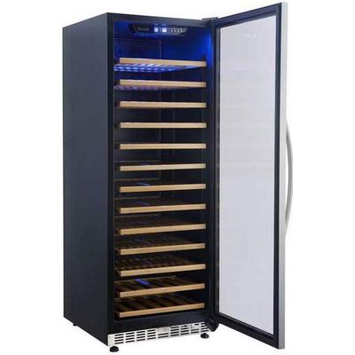 eurodib usf128s glass door wine merchandiser door open