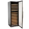 eurodib usf168d glass door wine merchandiser door open