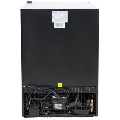 eurodib usf54d glass door wine merchandiser back view