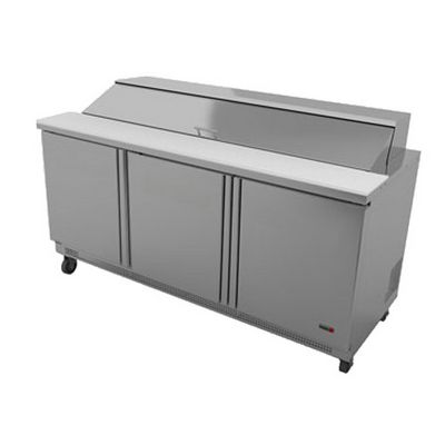 fagor fst-72-18 salad top refrigerator door closed