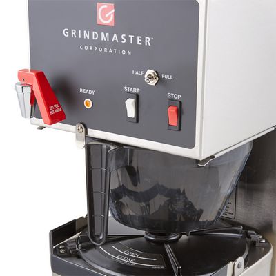 grindmaster p200e single shuttle coffee brewer control buttons
