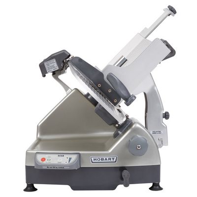hobart hs9n-1 semi automatic meat slicer side view