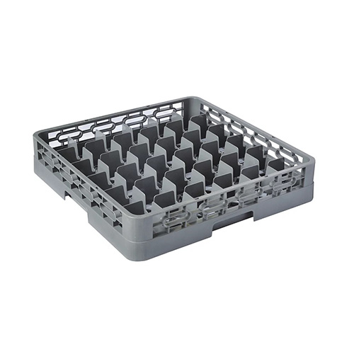 Johnson-Rose Plastic Gray Dish Glass Rack 82036 - 36 compartments