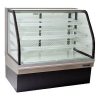 master-bilt cgb-77 floor display refrigerator curved empty inside