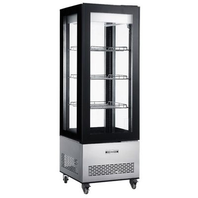 new air ndc-040-ss vertical display case empty inside