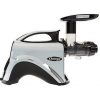 omega nc900hdc horizontal masticating juicer side view