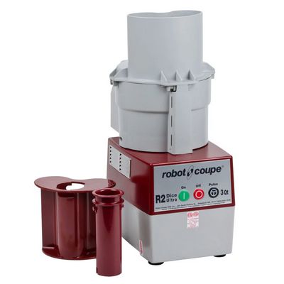 robot coupe r2-dice-ultra food processor stainless steel bowl continuous feed head