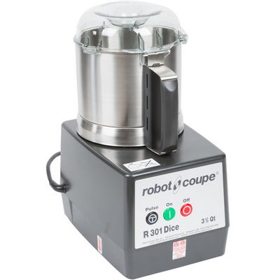 robot coupe r301-ultra-dice food processor stainless steel bowl stainless steel batch bowl