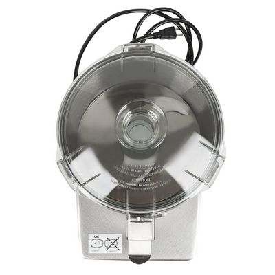 robot coupe r401 food processor stainless steel bowl bowl top view