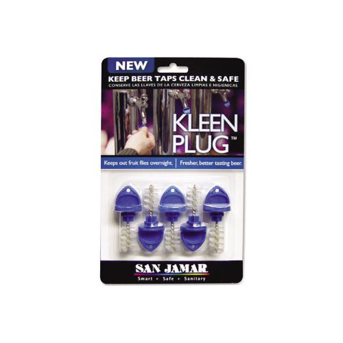 San Jamar KLP200 Kleen Plug Bar Tool Pack - 5 plugs